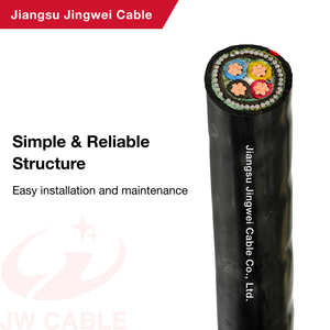 Kabel Listrik Berisolasi PVC 4 Inti 1.5mm <span class=keywords><strong>2</strong></span>.5mm 4mm dengan Kawat Baja Berlapis PVC - Product Image 4