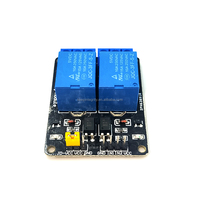 Modul relai 2 saluran baru stok modul relai papan ekspansi relai perlindungan Optocoupler 5V 12V modul relai papan ekspansi