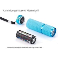 Lampu Manik-manik 9LED Lampu Manik-manik Gaya Senter Mini Lem Cat Kuku Cepat Kering Lampu Cat Kuku UV Portabel