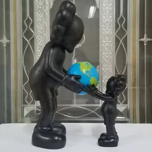 Prêt à expédier vinyle 35cm jouet figurine statues grand ornement décoration de la maison compagnon grandeur nature Kow statue figurine