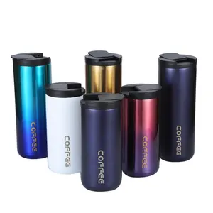 Tasse à café personnalisée en acier inoxydable à double paroi, isolée sous vide, tasse de voyage, nouveau produit, <span class=keywords><strong>2022</strong></span> 13oz/20oz - Product Image 1