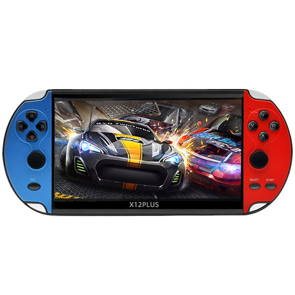 L X12 Plus 7 Inch 16GB 10000 Games Handheld Game Player Portable Retro Game Console for NES