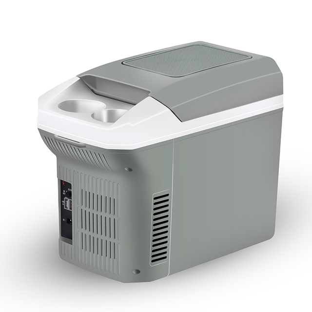 8L Cooler and Warmer Plastic Cooler Camping Travel Electric Cooler Box for Outdoor Car