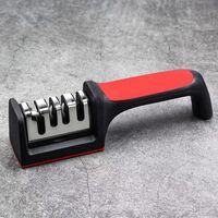 Nouveau Affûteur de Couteaux Ménager 4 en 1 Créatif Manuel Rapide pour Couteaux et Ciseaux