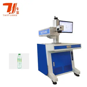 Canton Fair Promotion 3W 5W 10W UV-Laser beschriftung maschine Für Plastik flaschen