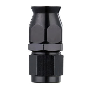 Hızlı teslimat siyah düz 45deg 90deg bir bağlantı parçaları PTFE dövme tam akış anan8 an10 döner bir PTFE hortum hattı ucu uydurma - Product Image 2