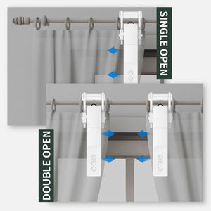 Moteur de rideau intelligent WiFi LifeLibero Tuya avec télécommande RF, contrôle vocal via application, <span class=keywords><strong>batterie</strong></span> rechargeable pour tringle à rideaux - Product Image 4