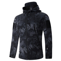 Vestes tactiques imperméables en softshell OEM, vêtements d'entraînement, veste à manches longues pour hommes, ensembles de vêtements pour la chasse en plein air