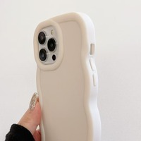 Fille Téléphone Cas Bonbons Couleur Ondulé Souple TPU Pour iPhone Coques Design De Luxe Pour iPhone 7G 8G Xr 11 15 16 Pro Max Téléphone Cas