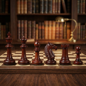 Jeu d'échecs en bois fait main, pièces Roi, Reine, Évêque, Chevalier, Tour, Pion, unisexe, pour jeu de société décoratif - Product Image 3