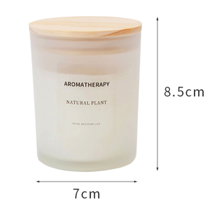 Bougie parfumée à l'aromathérapie végétale naturelle - Bougie en cire de soja dans un bocal en verre de luxe pour la décoration de la maison et la relaxation - Produit phare - Product Image 3