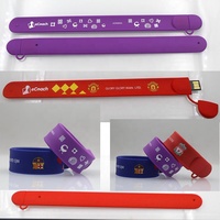 Bracelets personnalisés avec logo, clé USB, bracelet disque USB, bande en silicone écologique, clé USB, clé USB flash