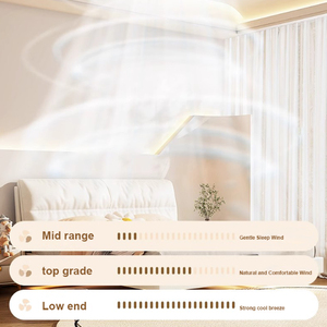 Tốt Nhất Bán New Hình Dạng Ngôi Sao Chiếu Sáng Trần Người Hâm Mộ Với Đèn Điều Khiển Từ Xa Lãng Mạn Vô Hình Quạt Trần Với Đèn LED - Product Image 3