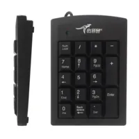 Clavier numérique USB 18 touches, mini clavier numérique pour la comptabilité, le bureau, la banque, le supermarché, clavier filaire portable 1,35 m