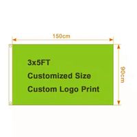 Drapeaux de sport en polyester sublimés personnalisés avec logo, conception gratuite, tous pays, impression personnalisée