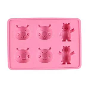Molde de Silicona con Forma de Oso para Hielo, Grado Alimenticio, para Niños, para Dulces y Chocolate - Product Image 2