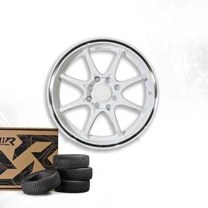 Rueda de Aleación de Aluminio 3R 15x7 Blanca Multirradio para Auto JDM Rays Volk Racing CE28 SL 8H114.3 ET38 03255-M16 Malasia - Product Image 2