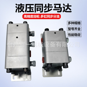 Moteur synchrone hydraulique Saiyi Machinery SDFMA, type engrenage, diviseur de débit pour presse à cylindres, vanne d'équilibrage - Product Image 1