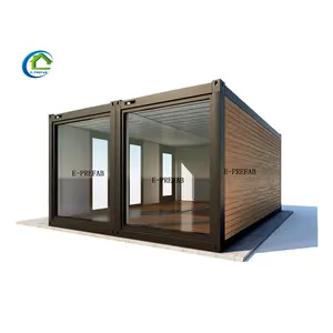 Morden Chalet Satu Kamar Rumah Prefab Modular Bucolic Eropa