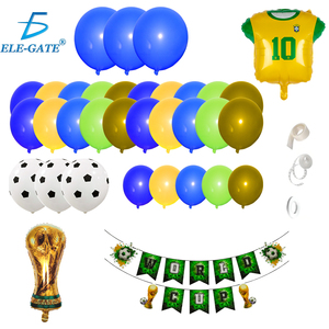 Ele-Gate Sports Celebration Decoration Kit 42 Pieces Party Supplies Featuring International <b>Football</b> Event Inspired Design - Product Image 1