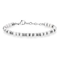 Bracelet en perles africaines naturelles Turquoise Abacus pour femmes hommes cristal de guérison Bracelet réglable en acier inoxydable bijoux