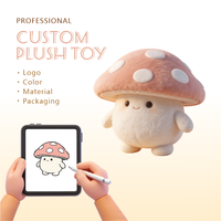 Fabricant OEM de jouets en peluche, personnalisé, en matériau super doux, souvenir, personnage champignon, version mini personnalisée