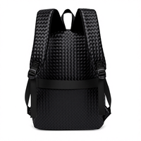 Sac à dos pour ordinateur portable de luxe brodé, ensemble unisexe, sac d'école tendance avec USB et panneau solaire, sac à bandoulière personnalisé imperméable