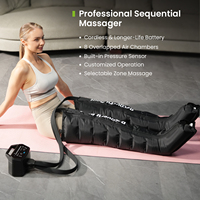Bottes de compression et de récupération, système de compression d'air, masseur de jambes à 8 chambres pour la récupération musculaire des athlètes
