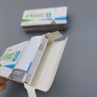 Boîte en carton avec 50 feuilles de bloc-notes adhésifs résistants pour la maison, le bureau, l'école, pour extraire des notes autocollantes en zigzag de 3x3 pouces