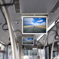 OSK-pantalla QZ-1901W abatible hacia abajo de 19 pulgadas, reproductor de Puerto AV, 24v, para publicidad multimedia