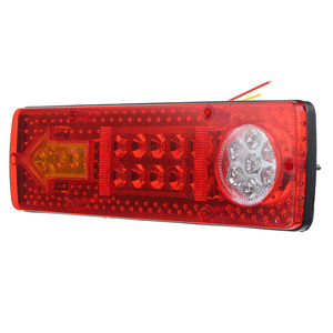 ไฟท้ายรถพ่วง LED 12V สีแดง ไฟเบรก ไฟเลี้ยว ไฟถอยหลัง สำหรับรถบรรทุก รถพ่วง รถตู้ขนาดใหญ่ วัสดุ ABS - Product Image 4