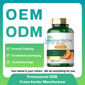 Tabletas Masticables de Enzima de Papaya Plus de Marca Privada OEM |   Suplemento Dietético Sin Gluten y Sin OMG para Adultos para Mejorar la Inmunidad - Product Image 5
