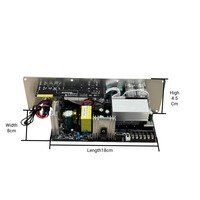 Carte d'amplificateur domestique haute puissance D2000 100W+100W+200W TWS 2.1 canaux pour super caisson de basses 5.1 en alliage d'aluminium FM