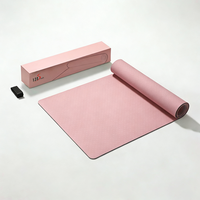 Nouveautés Tapis de Yoga en Caoutchouc Naturel 6mm Violet 185*68cm 60% Caoutchouc pour Pilates, Fitness, Gym et Usage Domestique