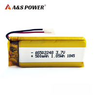 Baterai polimer Lithium isi ulang CB/CCC/KC/UN38.3/CE sertifikat 502248 3.7v 500mah 1,85wh untuk perangkat seluler