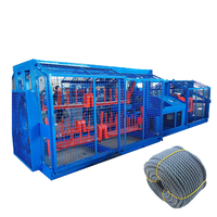 High Speed 3/4 Strand Twisted PP PE Nylon Cotton hemp paper gold plastic Rope twisting machine