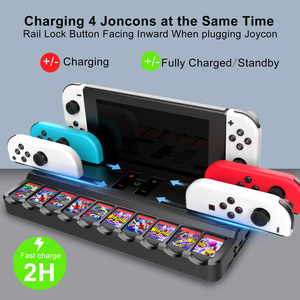 Honcam Chuyển Đổi TV Docking Station 4K Video Đầu Ra <span class=keywords><strong>Adapter</strong></span> Sạc Trạm Đứng Điều Khiển Sạc Cho Nintendo Chuyển Đổi Joycon - Product Image 3