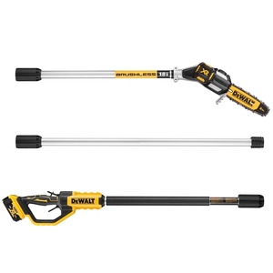 For Hedge Trimmer 18V Brushless Lithium-Ion Battery 8-Inch Extendable Pole Chain <b>Saw</b> - Product Image 1