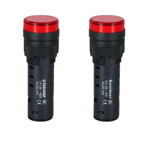 Sweideer <span class=keywords><strong>16mm</strong></span> 12V 24V 110V 220V 380V màu đỏ màu xanh lá cây màu vàng màu xanh <span class=keywords><strong>LED</strong></span> chỉ số ánh sáng tín hiệu ánh sáng cho các thiết bị cơ khí - Product Image 5
