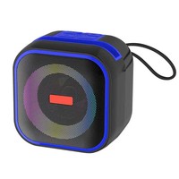 HS-4311 Prix spécial Aux in jack mini haut-parleur sans fil RGB lumière woofer haut-parleur stéréo
