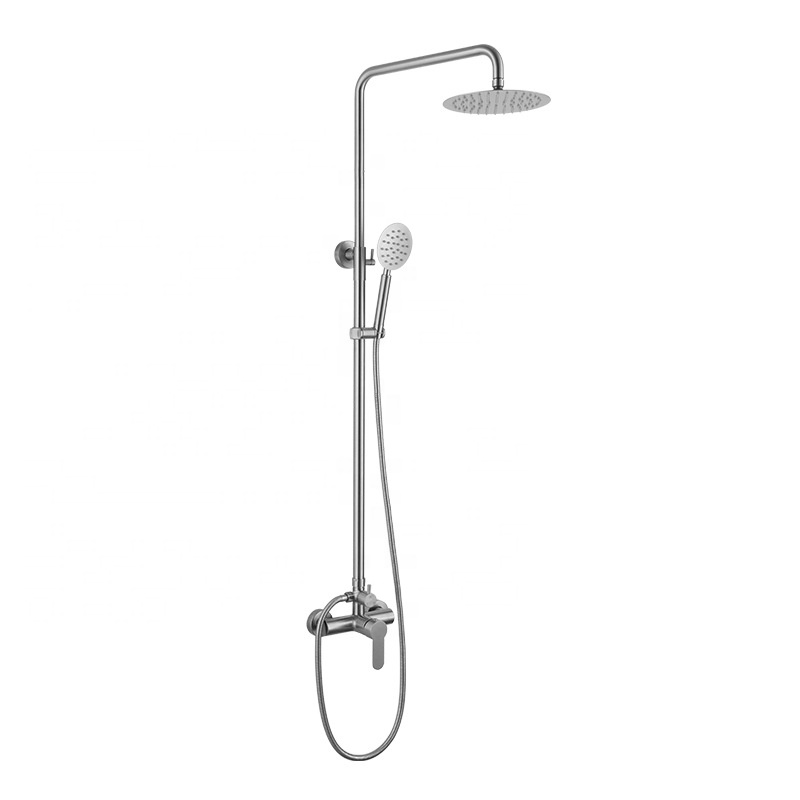 Hot Sale CE Certificate outdoor shower stainless steel 304 Two Function Wall-mounted hotel rain waterfall shower system