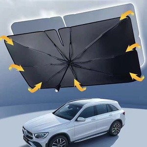 Cheaper Foldable Uv Protection Car Windshield Promotion Sunshade Umbrella Giveaways for Cars