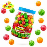 Vente en gros de chewing-gums géants en forme de pastèque, saveurs de fruits assorties, pour les cadeaux de fête
