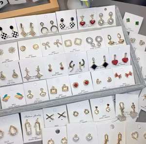 1kg 80-150pcs 이 우 벌크 보석 도매 판매 무게 귀걸이 패션 한국 스타일 랜덤 및 믹스 - Product Image 6