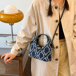 Nuevo Bolso Tote Casual de Mezclilla para Mujer, con Cierre de Cremallera, Forro de Poliéster, Portátil - Product Image 2