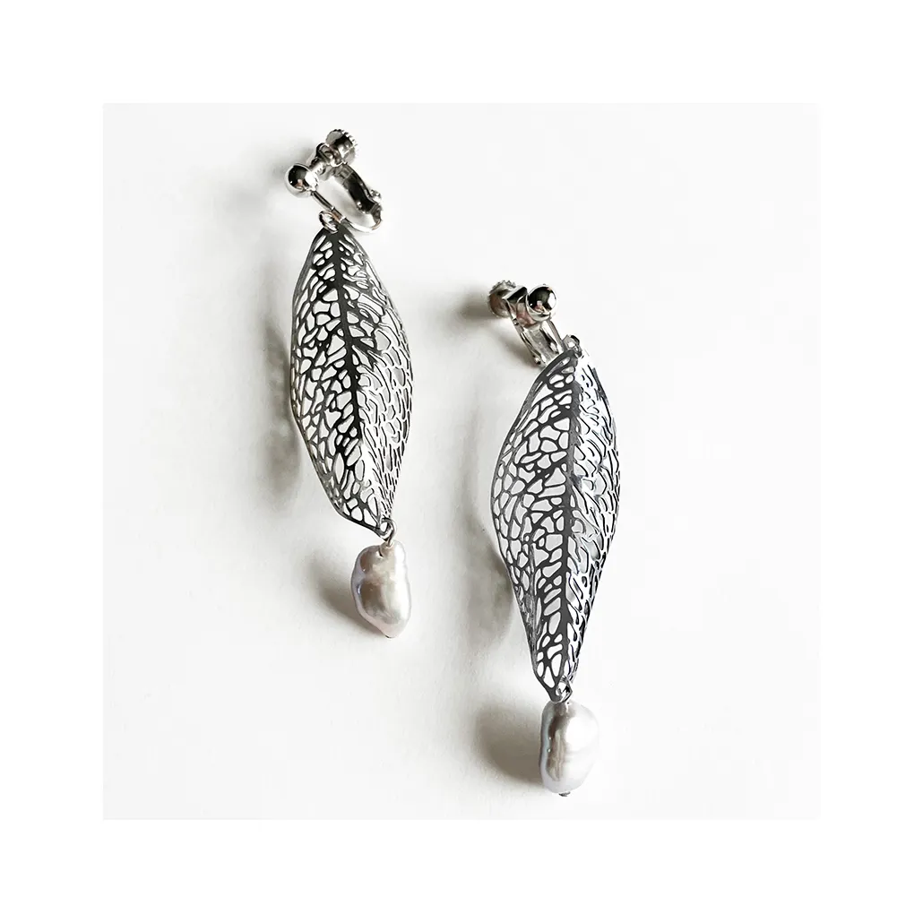 Silver unique design exquisite luxury earings women for sale