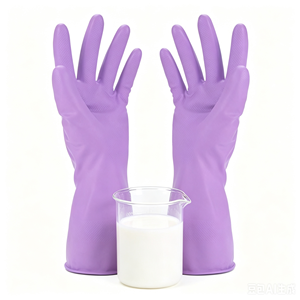 Latex de nitrile carboxylé personnalisable, latex NBR <span class=keywords><strong>à</strong></span> bonne adhérence pour gants jetables non doublés trempés - Product Image 1