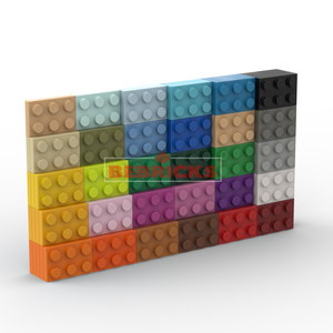 ชุดตัวต่อ BEBRICKS ซีรีส์ 3021 แผ่น 2x3 ชิ้นส่วนตัวต่อ ของเล่นชุดประกอบพื้นฐาน MOC <span class=keywords><strong>Creator</strong></span> สำหรับ DIY - Product Image 6