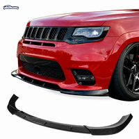 Kit de modification sport en trois parties pour lèvre de pare-chocs avant ABS pour Jeep Grand Cherokee SRT 2014 à 2021