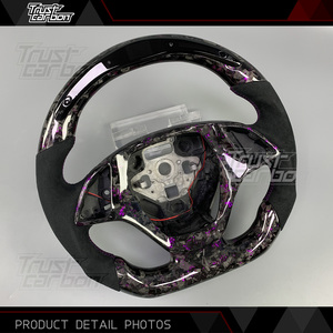 Volante Personalizzato in Fibra di Carbonio Forgiata con Display LED RPM per Chevrolet <span class=keywords><strong>Corvette</strong></span> C7 ZR1 Z06 Z51 Camaro ZL1 1LE - Product Image 3